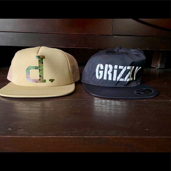 Diamond Supply Co. Other - Diamond and Grizzly hats